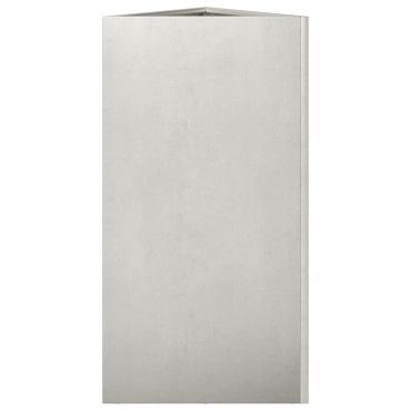 vidaXL Ζαρντινιέρες Κήπου 2 τεμ. Τρίγωνο 40x40x75 εκ Ανοξείδωτο Ατσάλι