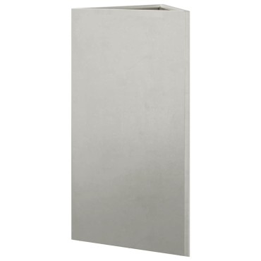 vidaXL Ζαρντινιέρες Κήπου 2 τεμ. Τρίγωνο 40x40x75 εκ Ανοξείδωτο Ατσάλι