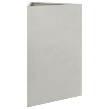 vidaXL Ζαρντινιέρα Κήπου Τρίγωνο 50x43x75 εκ Ανοξείδωτο Ατσάλι