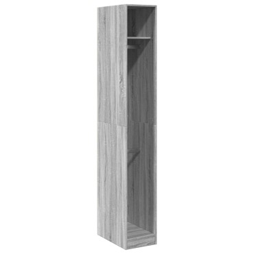 vidaXL Ντουλάπα Γκρι Sonoma 30x50x200cm από Επεξεργασμένο Ξύλο 1 τεμ.