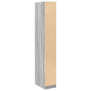vidaXL Ντουλάπα Γκρι Sonoma 30x50x200cm από Επεξεργασμένο Ξύλο 1 τεμ.