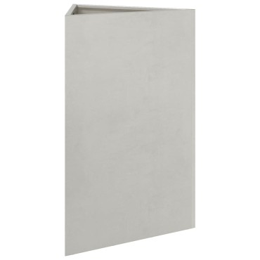 vidaXL Ζαρντινιέρες Κήπου 2 τεμ. Τρίγωνο 50x43x75 εκ Ανοξείδωτο Ατσάλι