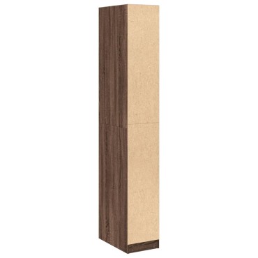 vidaXL Ντουλάπα Καφέ Δρυς 30x50x200cm από Επεξεργασμένο Ξύλο 1 τεμ.
