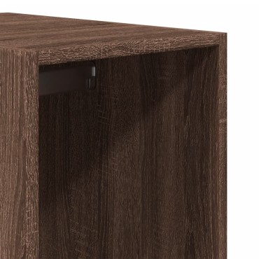 vidaXL Ντουλάπα Καφέ Δρυς 30x50x200cm από Επεξεργασμένο Ξύλο 1 τεμ.