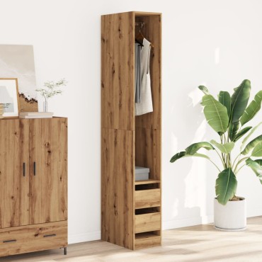vidaXL Ντουλάπα Αρτισιανή Δρυς 30x50x200cm από Επεξεργασμένο Ξύλο 1 τεμ.