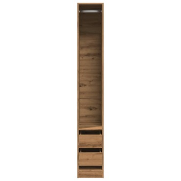 vidaXL Ντουλάπα Αρτισιανή Δρυς 30x50x200cm από Επεξεργασμένο Ξύλο 1 τεμ.