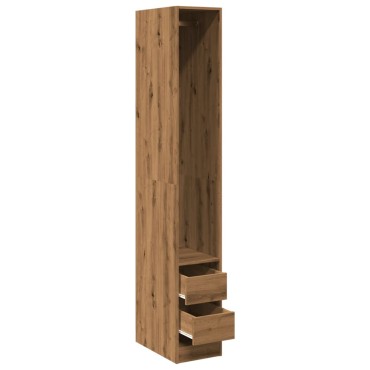 vidaXL Ντουλάπα Αρτισιανή Δρυς 30x50x200cm από Επεξεργασμένο Ξύλο 1 τεμ.