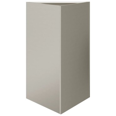 vidaXL Ζαρντινιέρα Κήπου Τρίγωνο 50x43x75εκ Ατσάλι Σκληρυθέν στον Αέρα
