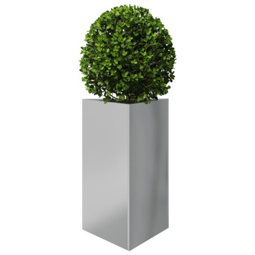 vidaXL Ζαρντινιέρα Κήπου Τρίγωνο 50x43x75 εκ Γαλβ. Ατσάλι