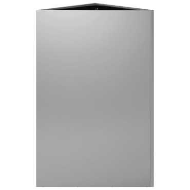 vidaXL Ζαρντινιέρα Κήπου Τρίγωνο 50x43x75 εκ Γαλβ. Ατσάλι