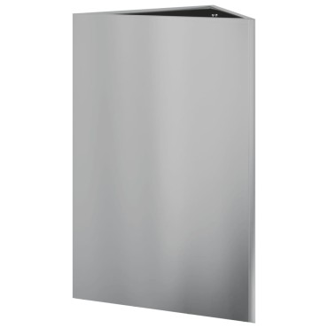 vidaXL Ζαρντινιέρα Κήπου Τρίγωνο 50x43x75 εκ Γαλβ. Ατσάλι