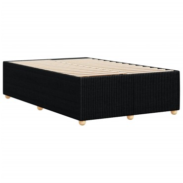 vidaXL Σκελετός Κρεβατιού Χωρίς Στρώμα Μαύρο 120x200 εκ. Υφασμάτινο