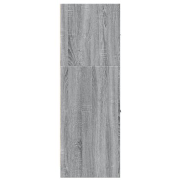 vidaXL Συρταριέρα Γενικής Χρήσης Γκρι Sonoma 40x41x118cm Επεξ. Ξύλο 1 τεμ.