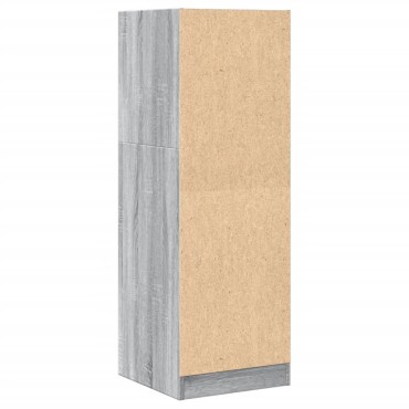 vidaXL Συρταριέρα Γενικής Χρήσης Γκρι Sonoma 40x41x118cm Επεξ. Ξύλο 1 τεμ.