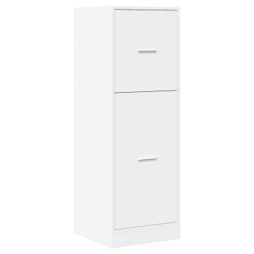 vidaXL Συρταριέρα Γενικής Χρήσης Λευκή 40x41x118cm Επεξ. Ξύλο 1 τεμ.