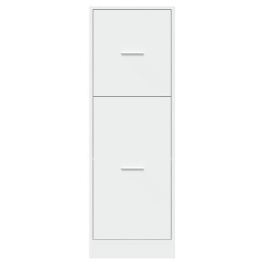 vidaXL Συρταριέρα Γενικής Χρήσης Λευκή 40x41x118cm Επεξ. Ξύλο 1 τεμ.