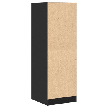 vidaXL Συρταριέρα Γενικής Χρήσης Μαύρο 40x41x118cm Επεξ. Ξύλο 1 τεμ.