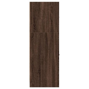 vidaXL Συρταριέρα Γενικής Χρήσης Καφέ Δρυς 40x41x118cm Επεξ. Ξύλο 1 τεμ.