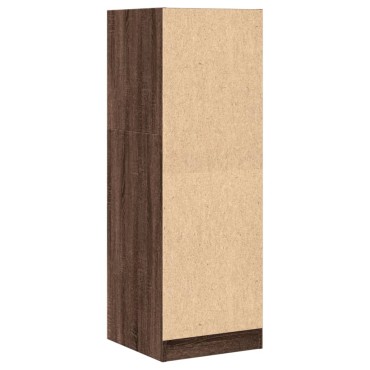 vidaXL Συρταριέρα Γενικής Χρήσης Καφέ Δρυς 40x41x118cm Επεξ. Ξύλο 1 τεμ.