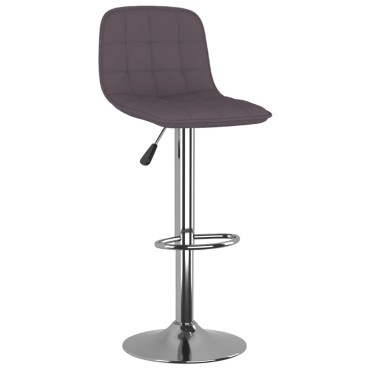 vidaXL Σκαμπό Μπαρ 2 τεμ. Χρώμα Taupe Υφασμάτινα 42,5x45x(84-105)cm