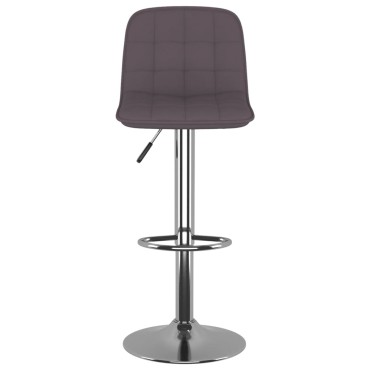 vidaXL Σκαμπό Μπαρ 2 τεμ. Χρώμα Taupe Υφασμάτινα 42,5x45x(84-105)cm