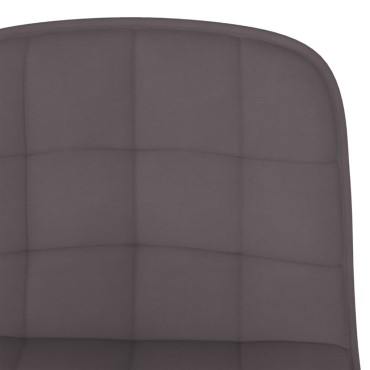 vidaXL Σκαμπό Μπαρ 2 τεμ. Χρώμα Taupe Υφασμάτινα 42,5x45x(84-105)cm