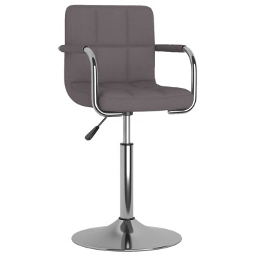vidaXL Σκαμπό Μπαρ Taupe Υφασμάτινο 48x47x(71-85,5)cm 1 τεμ.