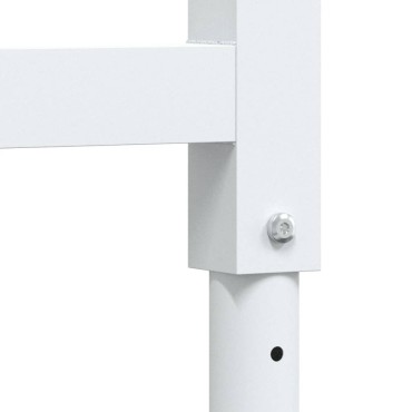 vidaXL Πάγκος Εργασίας Ορθογώνιος 100x60x(71,5-98) εκ Μασίφ Ξύλο Δρυός