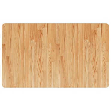 vidaXL Πάγκος Εργασίας Ορθογώνιος 100x60x(71,5-98) εκ Μασίφ Ξύλο Δρυός