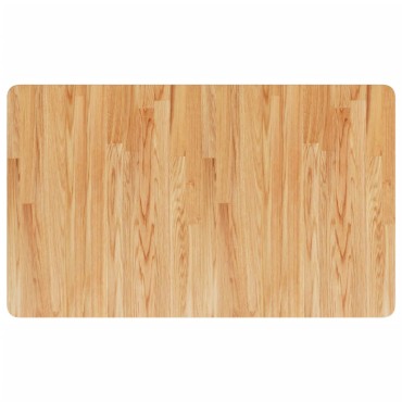 vidaXL Πάγκος Εργασίας Ορθογώνιος 100x60x(71,5-98) εκ Μασίφ Ξύλο Δρυός