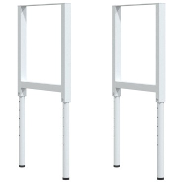 vidaXL Πάγκος Εργασίας Ορθογώνιος 100x60x(71,5-98) εκ Μασίφ Ξύλο Οξιάς