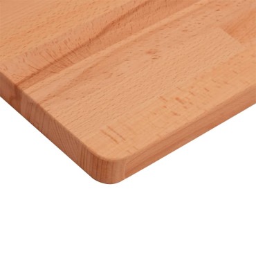 vidaXL Πάγκος Εργασίας Ορθογώνιος 100x60x(71,5-98) εκ Μασίφ Ξύλο Οξιάς