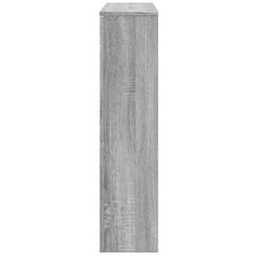 vidaXL Κάλυμμα Καλοριφέρ Γκρι Sonoma 149x20x82 εκ Επεξεργασμένο Ξύλο