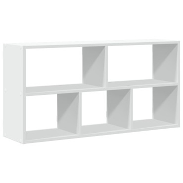 vidaXL Ράφι Τοίχου Λευκό 100x25x50cm από Επεξεργασμένο Ξύλο 1 τεμ.