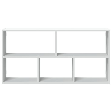vidaXL Ράφι Τοίχου Λευκό 100x25x50cm από Επεξεργασμένο Ξύλο 1 τεμ.