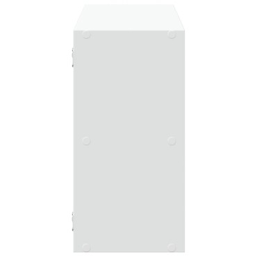vidaXL Ράφι Τοίχου Λευκό 100x25x50cm από Επεξεργασμένο Ξύλο 1 τεμ.