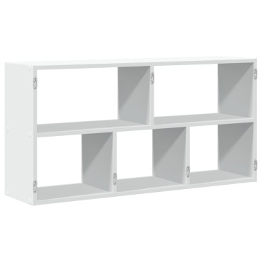 vidaXL Ράφι Τοίχου Λευκό 100x25x50cm από Επεξεργασμένο Ξύλο 1 τεμ.