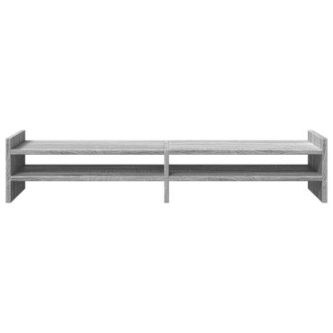 vidaXL Βάση Οθόνης Γκρι Sonoma 100x27x20 εκ. από Επεξεργασμένο Ξύλο