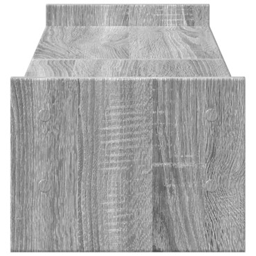 vidaXL Βάση Οθόνης Γκρι Sonoma 100x27x20 εκ. από Επεξεργασμένο Ξύλο