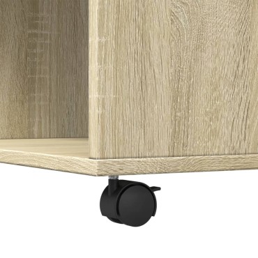 vidaXL Τραπεζάκι Σαλονιού Sonoma Δρυς 80x80x40cm Επεξεργασμένο Ξύλο 1 τεμ.