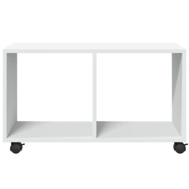 vidaXL Ντουλάπι Τροχήλατο Λευκό 72x33x42,5cm από Επεξ. Ξύλο 1 τεμ.
