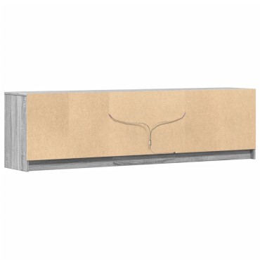 vidaXL Έπιπλο Τηλεόρασης με LED Γκρι Sonoma 180x34x50cm Επεξ. Ξύλο