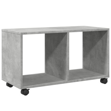 vidaXL Ντουλάπι Τροχήλατο Γκρι Σκυρ. 72x33x42,5cm από Επεξ. Ξύλο 1 τεμ.