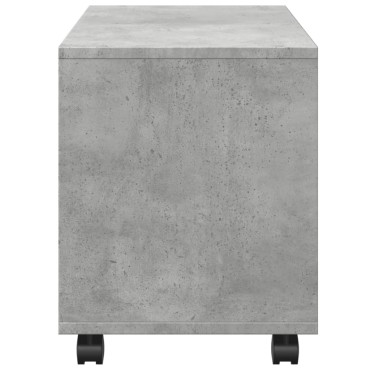 vidaXL Ντουλάπι Τροχήλατο Γκρι Σκυρ. 72x33x42,5cm από Επεξ. Ξύλο 1 τεμ.