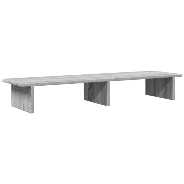 vidaXL Βάση Οθόνης Γκρι Sonoma 100x27x15 εκ. Επεξεργ. Ξύλο