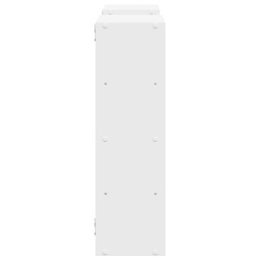 vidaXL Ραφιέρα Τοίχου Λευκό 96x18x60cm από Επεξεργασμένο Ξύλο 1 τεμ.