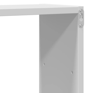 vidaXL Ραφιέρα Τοίχου Λευκό 96x18x60cm από Επεξεργασμένο Ξύλο 1 τεμ.