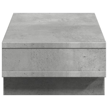 vidaXL Βάση Οθονών Γκρι του Σκυροδέματος 50x27x15 εκ. από Επεξ. Ξύλο