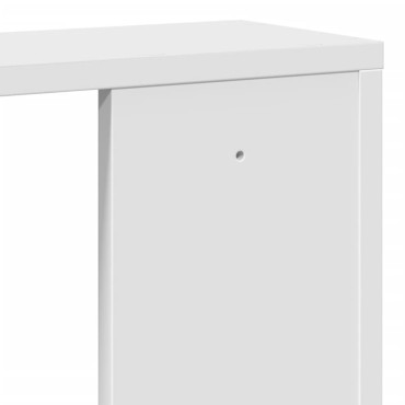 vidaXL Ράφι Τοίχου Λευκό 100x15x70cm από Επεξεργασμένο Ξύλο 1 τεμ.