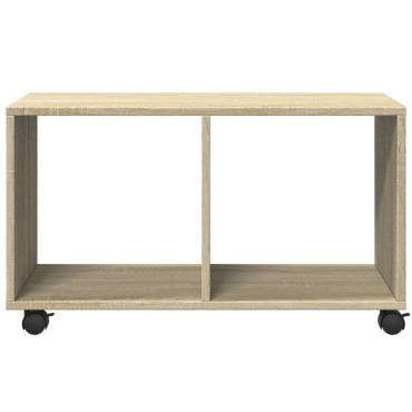 vidaXL Ντουλάπι Τροχήλατο Sonoma Δρυς 72x33x42,5cm Επεξ. Ξύλο 1 τεμ.